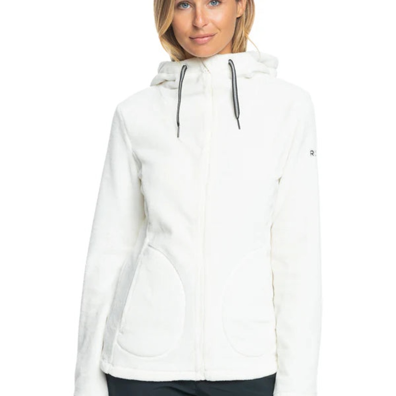 Roxy Tundra Fleece Egret – Black Cord