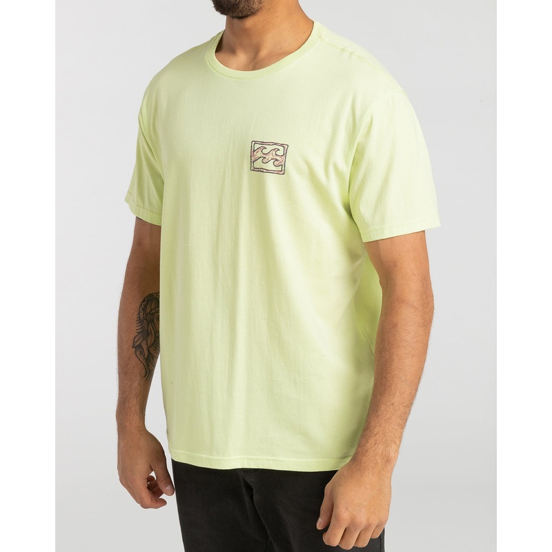 Billabong Crayon Wave Short Sleeve Tee Sun Wash