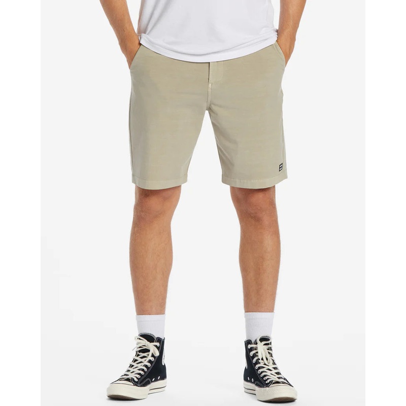 Billabong Crossfire Wave Washed 18″ Hybrid Short – Oyster TGD0