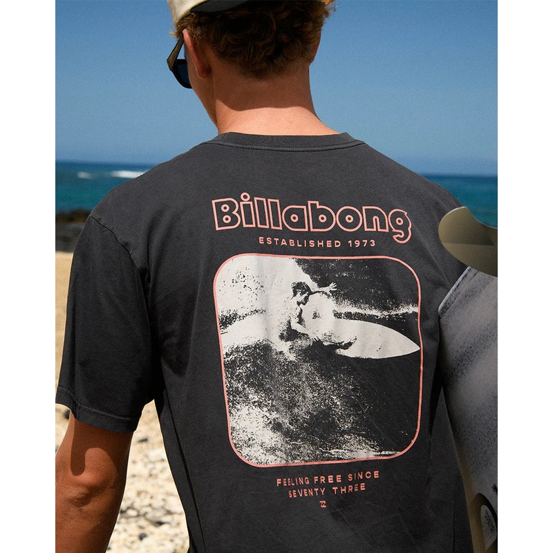 Billabong Layback Short Sleeve Tee Washed Black