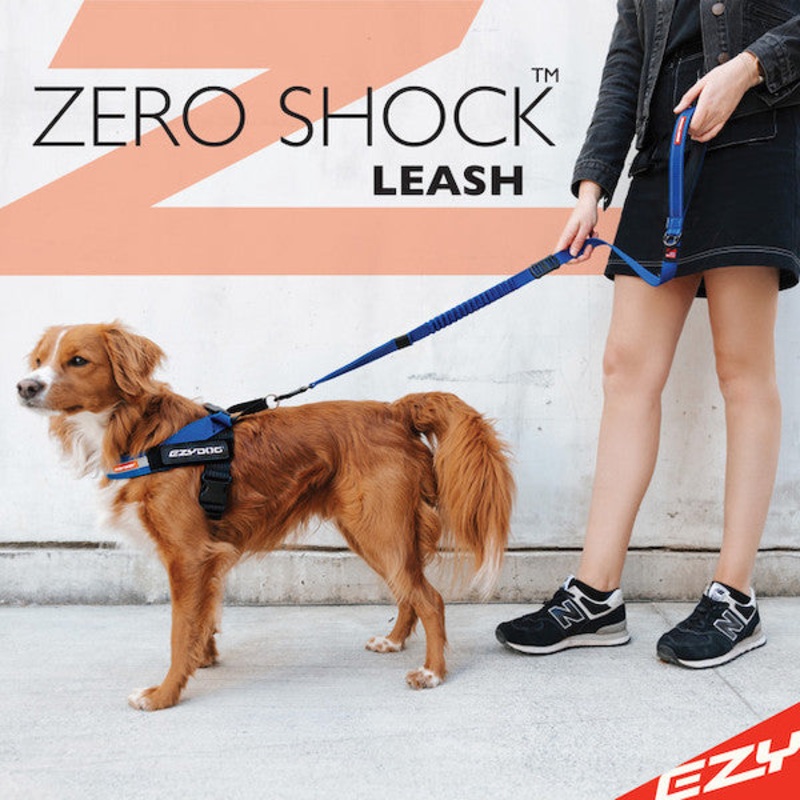 Ezy Dog 48 Zero Shock Leash – Blue