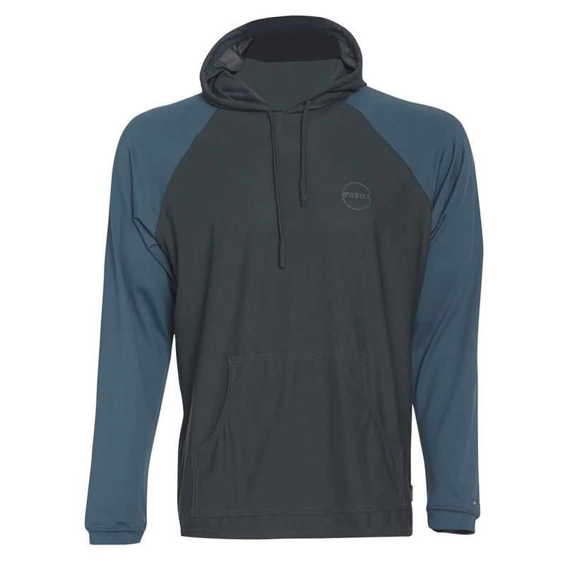ONeill 24-7 Traveller Long Sleeve Sun Hoodie Graphite/Cadet Blue