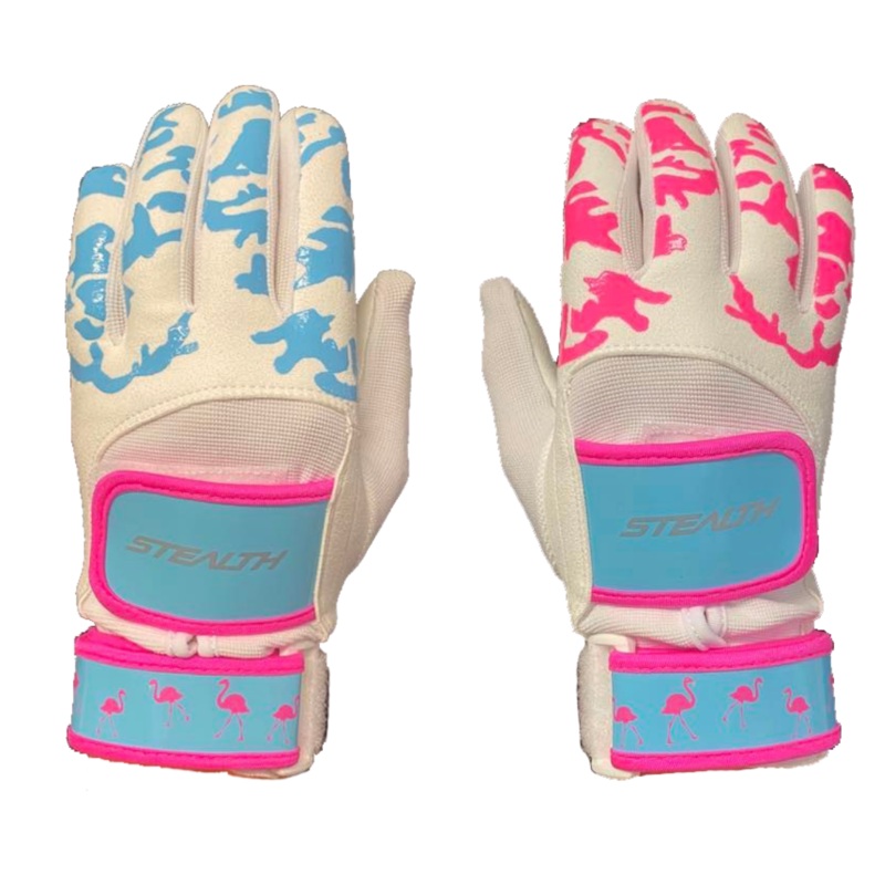Stealth Mingo 2 Gloves – White/Pink
