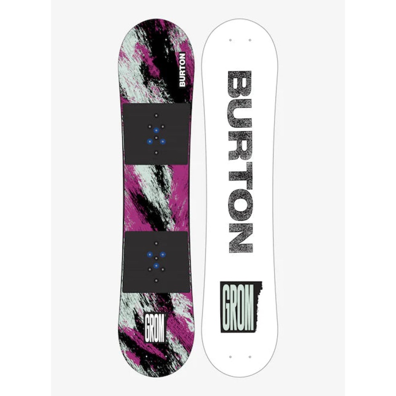 Burton 2025 Kid’s Grom Flat Top Snowboard Purple/Teal