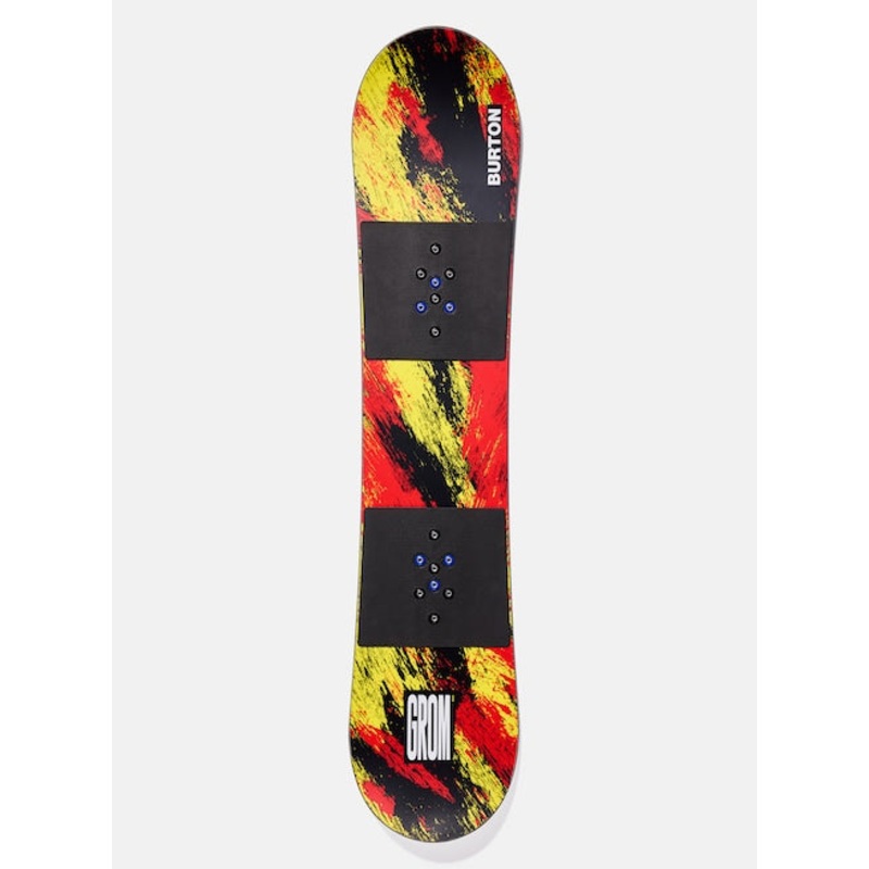 Burton 2025 Kids’ Grom Flat Top Snowboard Ketchup / Mustard