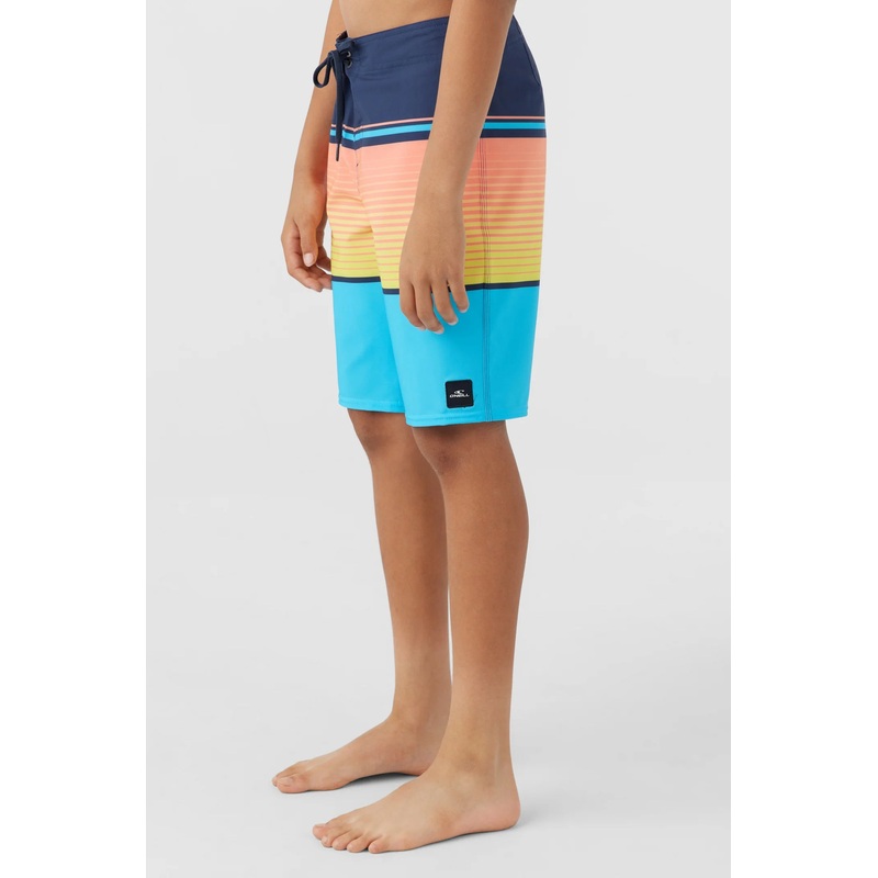 ONeill Boys Lennox Stripe 18 Boardshort Turquoise