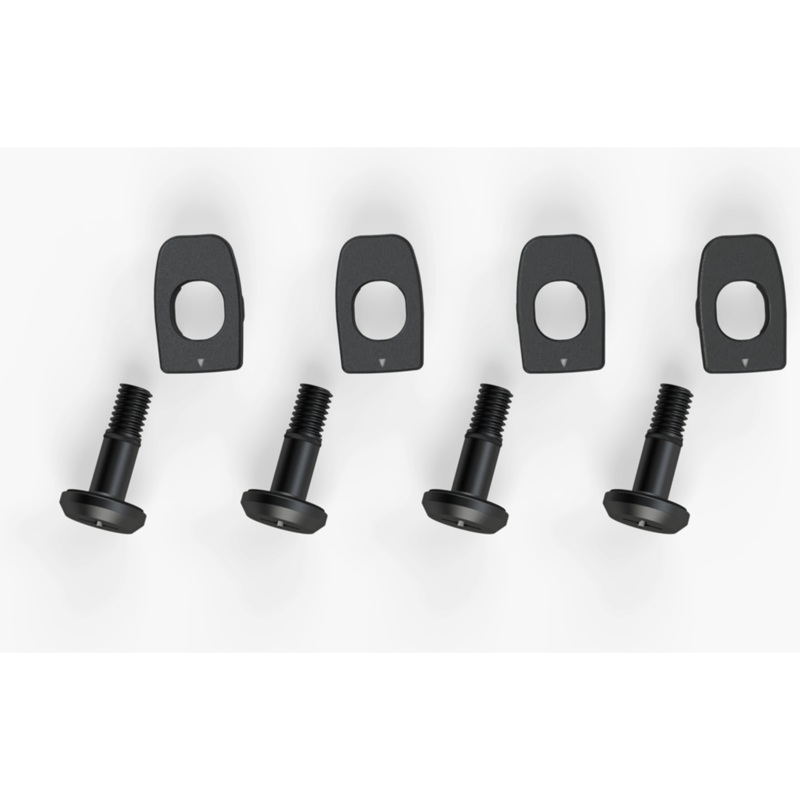 Ronix 2025 M6 Ronix Boot Hardware- Set of 4 – Black
