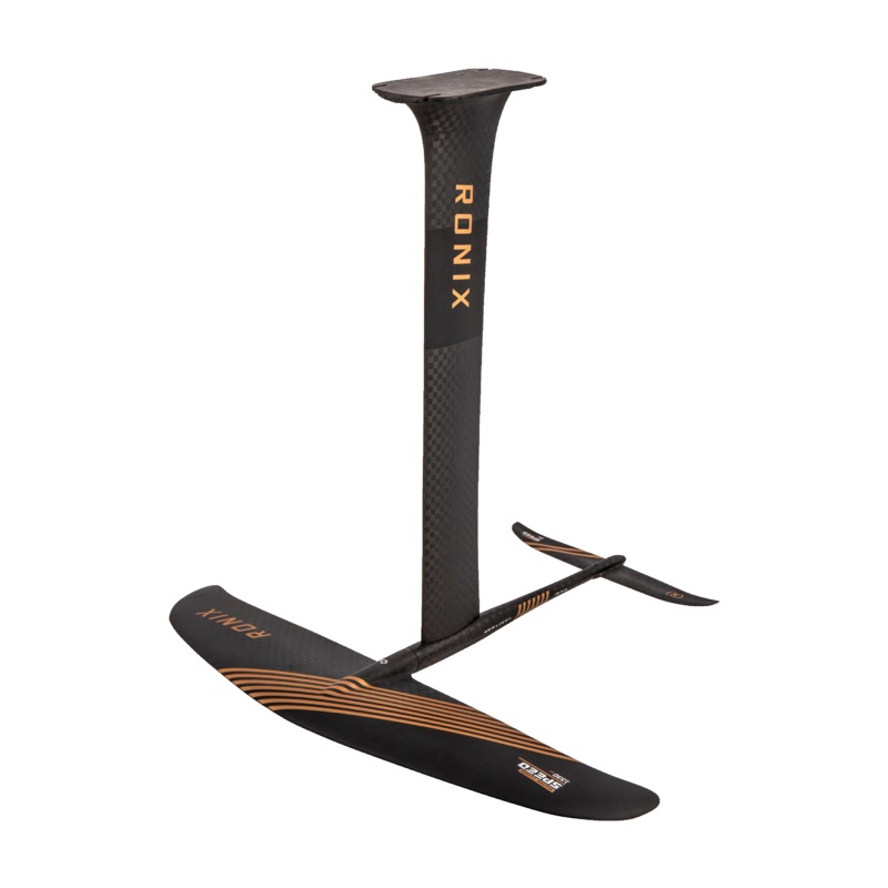 Ronix 2025 Shadow Carbon 1330 Speed Mast Package:  Shadow 29in. Mast- 39cm Fuse. -Spd. 1330 Wing – Spd. 180cm Stabilizer Foil
