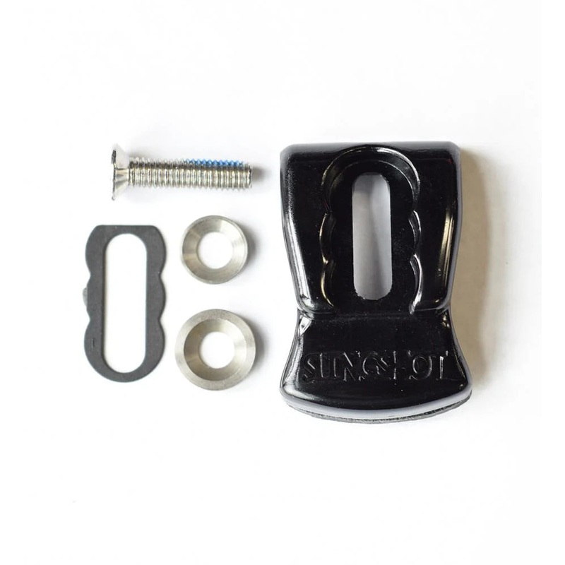 Slingshot Binding Clamp Hardware Set  of 4 (4 Clamps, 4 Screws, 4 Washers, 4 Nylon Washers)