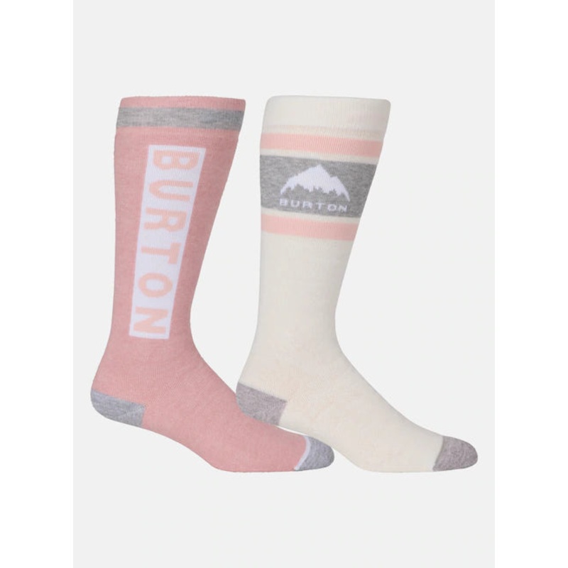 Burton 2025 Weekend Midweight Womens Sock 2PK Stout White