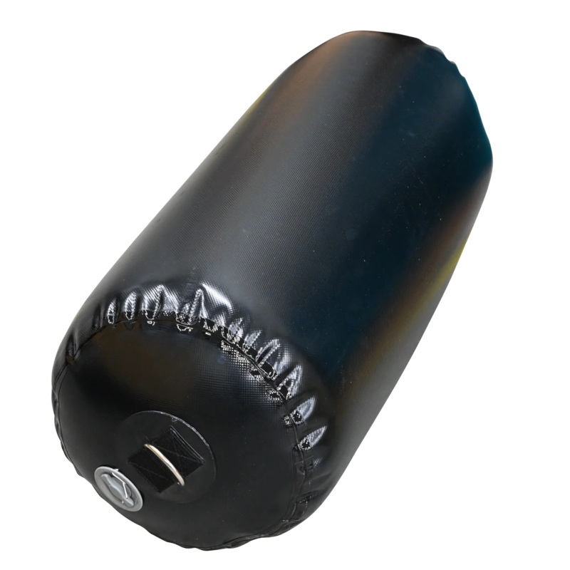 Fat Sac Specialty Inflatable Fender 18″ dia. X 36″ Long Inflatable Black industrial 41 oz. material