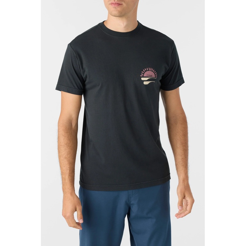 ONeill O’riginals Barrel Ride Modern Fit Tee Dark Charcoal