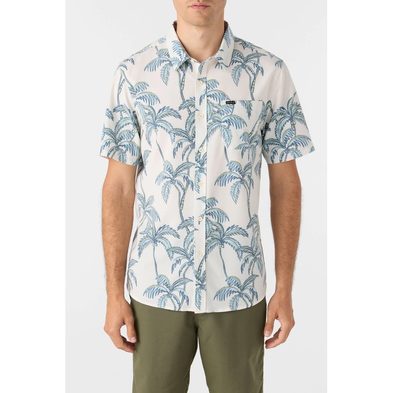 ONeill Travler UPF Traverse SS Relaxed Fit Shirt Cream