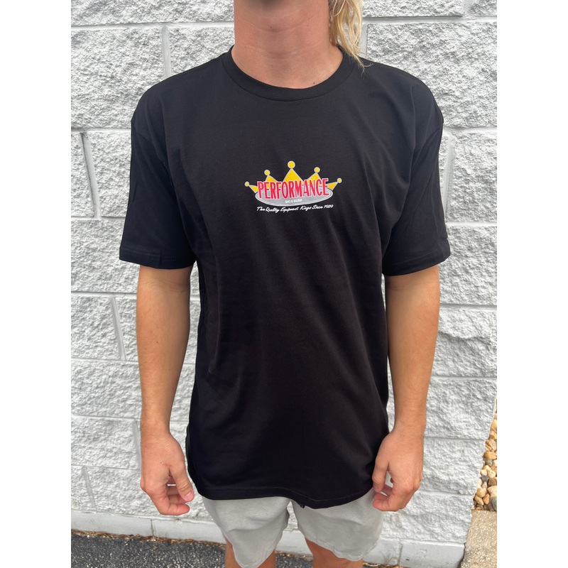 Performance CH Crown Logo Shirt – Black