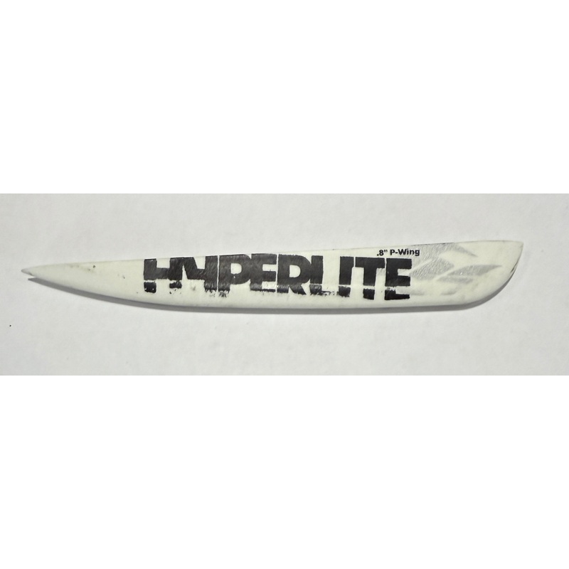 Hyperlite 2025 .8 P-Wing Single Fin Kit White