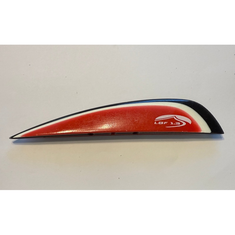 Liquid Force LBF 1.3 Wakeboard Fin – Red/Black