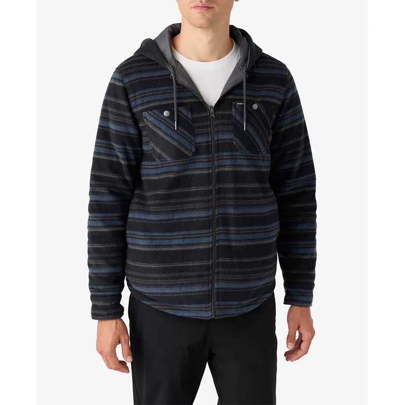 ONeill Glacier Hood Reversiable Superfleece Jacket Graphite