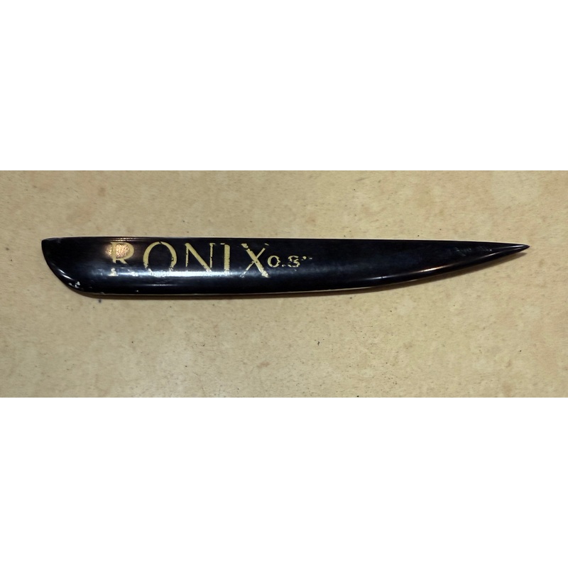 Ronix 0.8 Aluminum Ramp Fin – Black – Gold (Each)