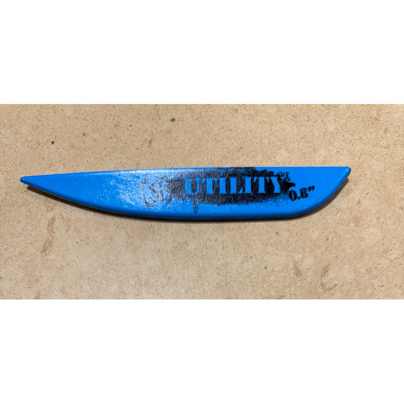 Ronix 0.8 in. Fiberglass Utility Fin Blue (OG Logo) Each