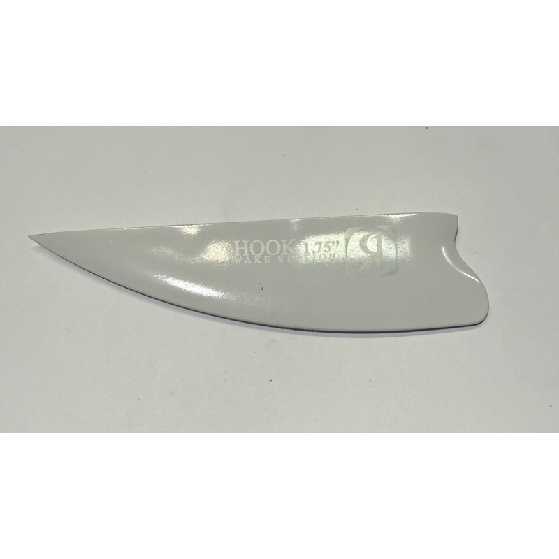 Ronix 2025 1.75 in. Fiberglass Hook Wake Edition Fin White – Each