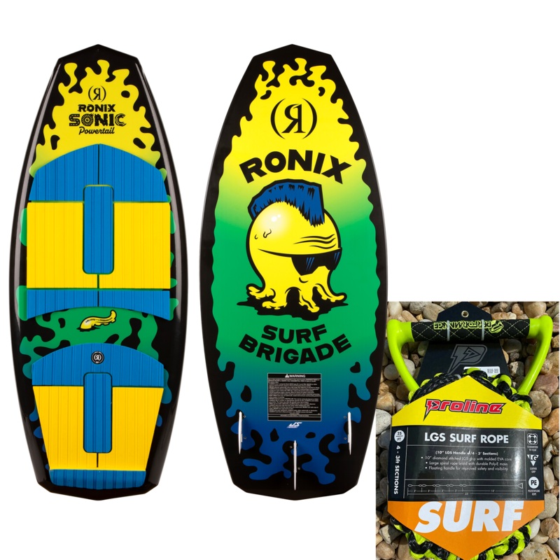 Ronix 2025 Sonic Powertail w/ Wakesurf Rope