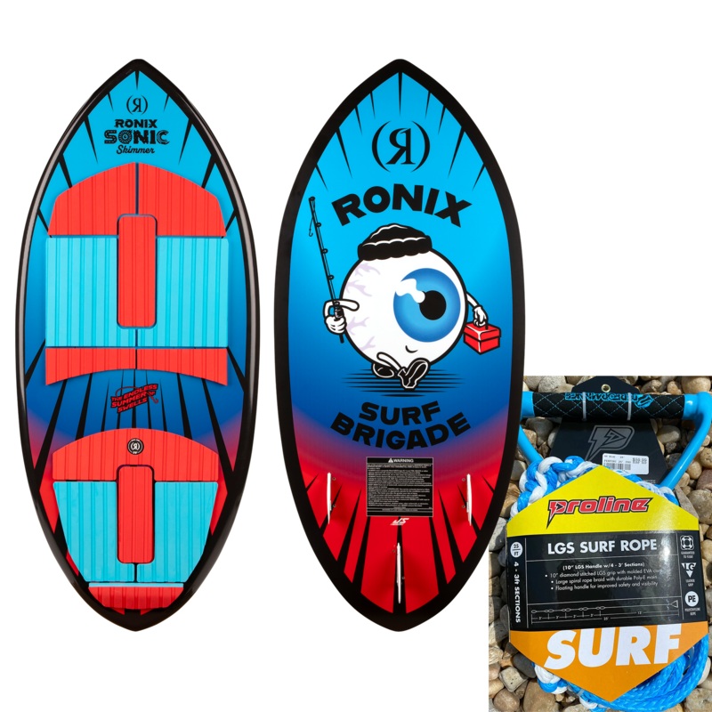 Ronix 2025 Sonic Skimmer w/ Wakesurf Rope