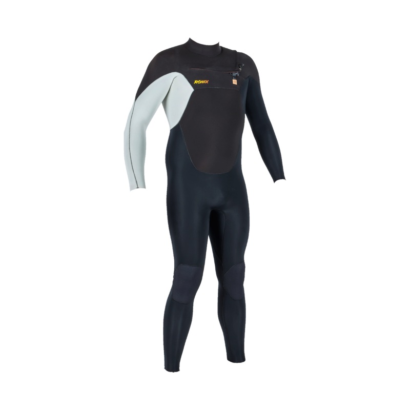 Ronix 2025 Starpath – 3.5/2.5mm Full Wetsuit – Chest Zip – Black/Sand
