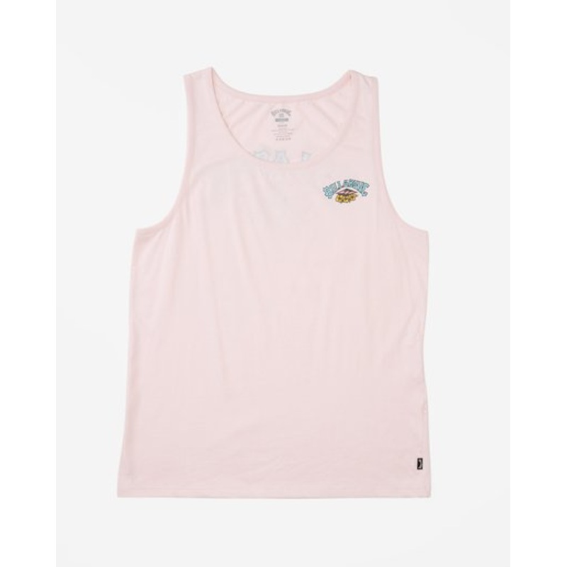 Billabong Theme Arch Tank- Chalk Pink