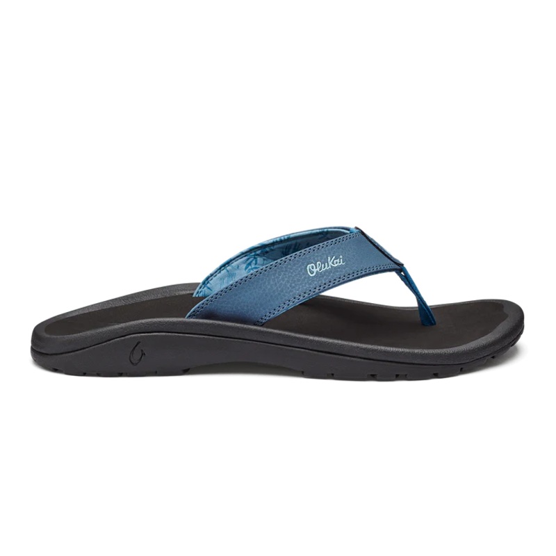 Olukai Ohana Mens Vintage Blue / Black