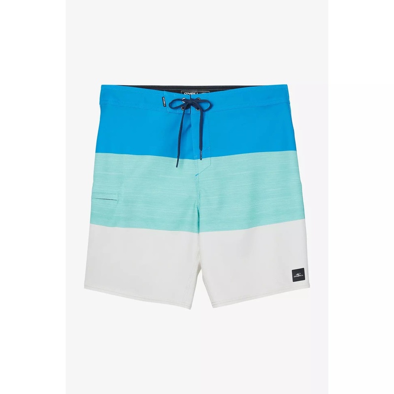 ONeill Boys Hyperfreak Heat Block 17 Boardshorts Aqua Wash