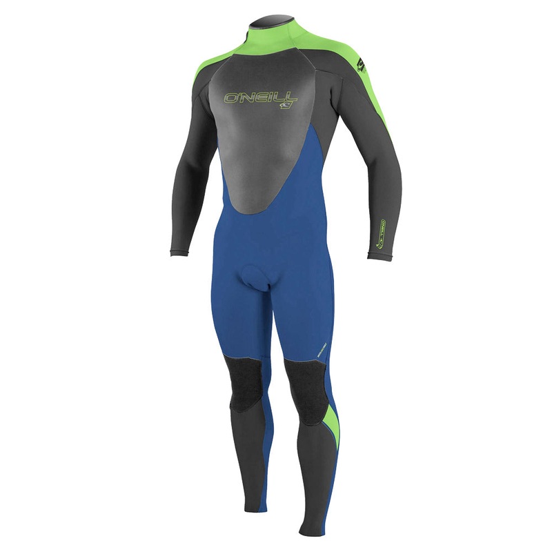 ONeill Youth Epic 3/2 Full Wetsuit Black Navy/Dayglo