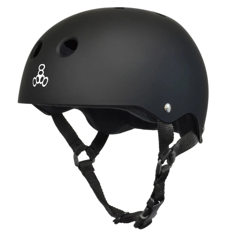 Triple Eight The Heed Helmet Black Rubber XXL Only