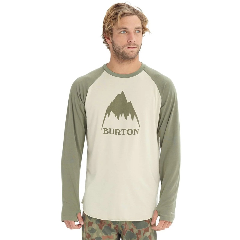 Burton Mens Roadie Tech Baselayer Top Pelican