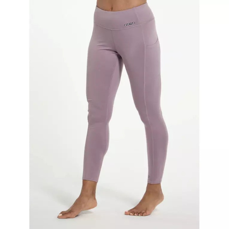 Burton Women’s Midweight X Base Layer Pants-Elderberry