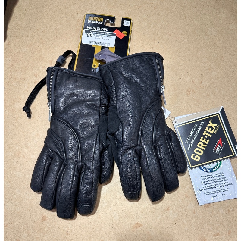 Burton Women’s Veda Gore-Tex Gloves-Black-XS