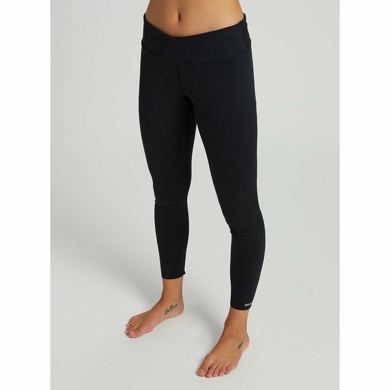 Burton Womens Burton Midweight Base Layer Pant – True Black