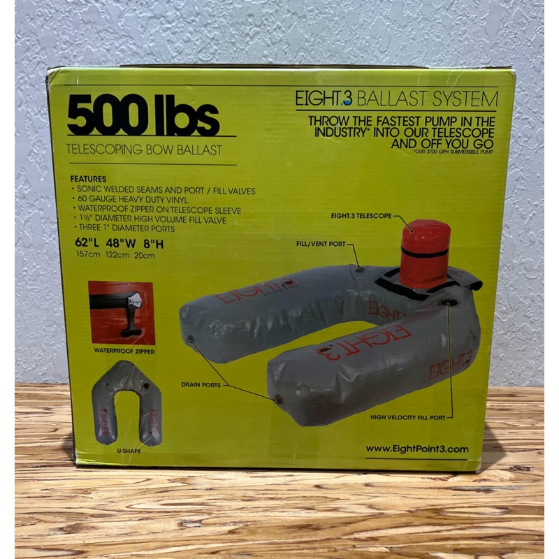 Eight.3 500 Lbs Bow Ballast U-Shape