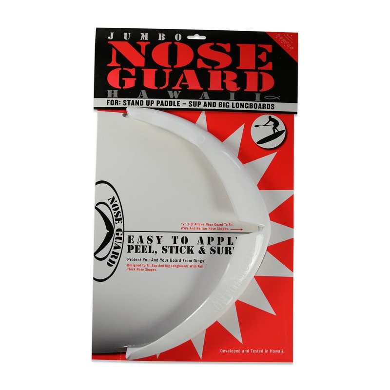 Surf Hawaii Jumbo Nose Guard for SUP and Longboards – White