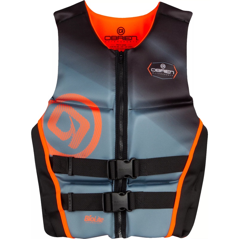 Obrien Flex Mens V Back- Orange-L