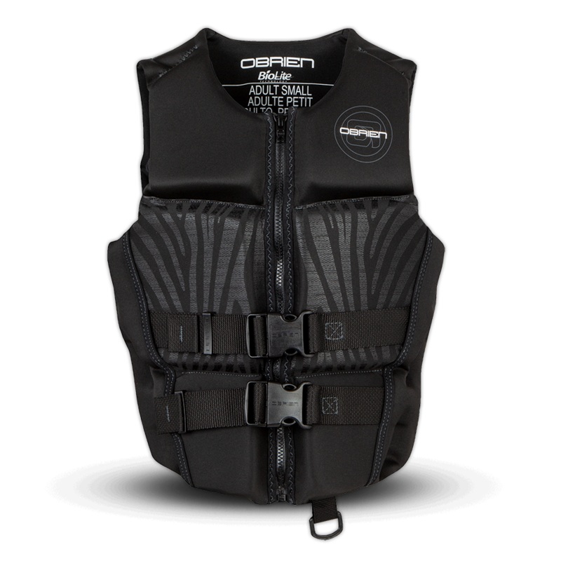 OBrien Womens Flex V-Back CGA Wake Vest- Black Tiger
