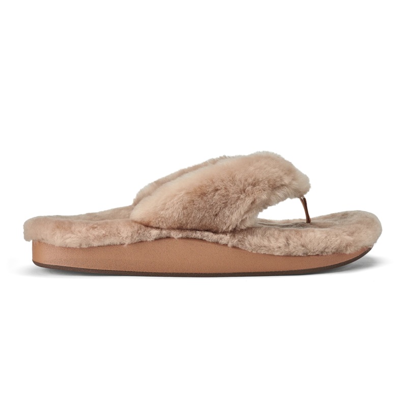 Olukai Kipea Heu Womens Sandals-Tan