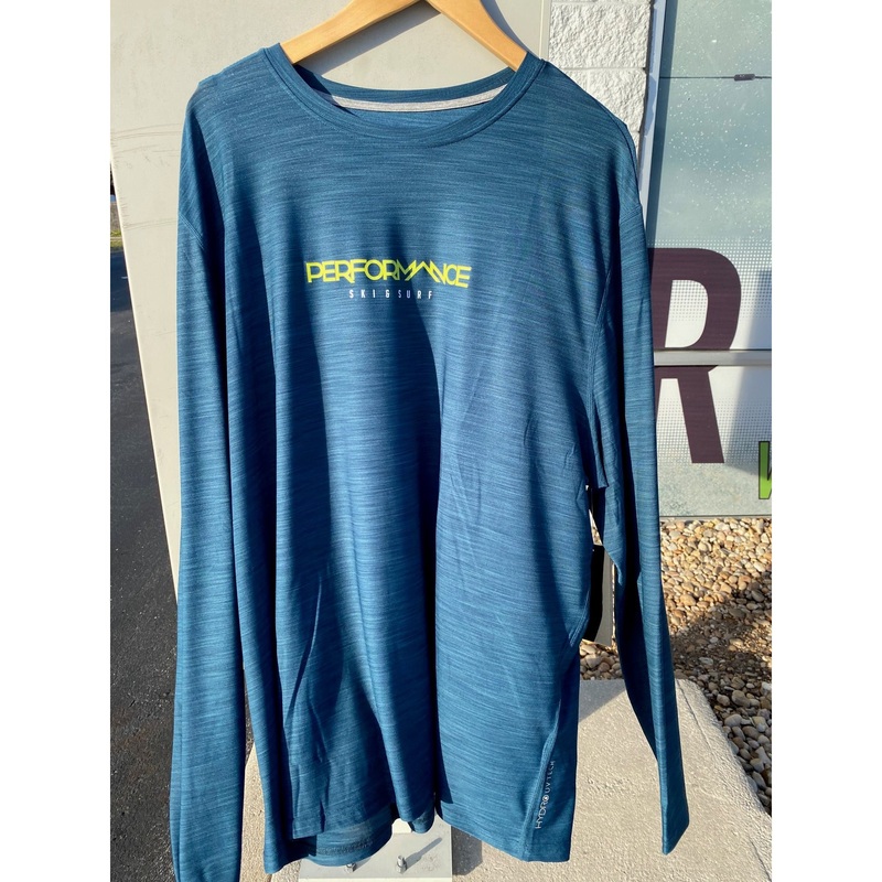 Performance Sessions Long Sleeve Rash Shirt-Blue