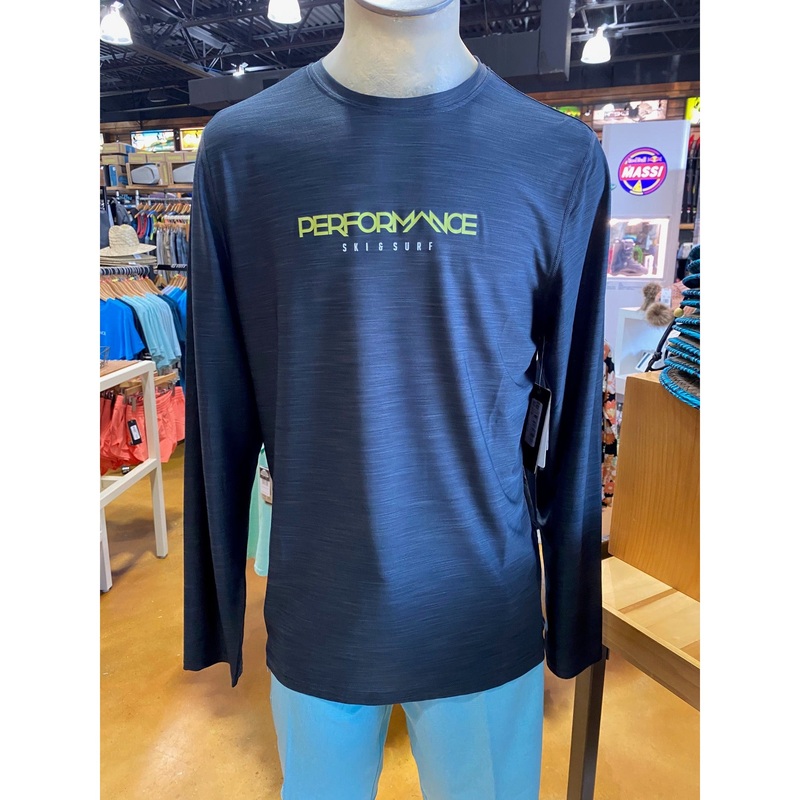 Performance Sessions Long Sleeve Rash Shirt-Charcoal