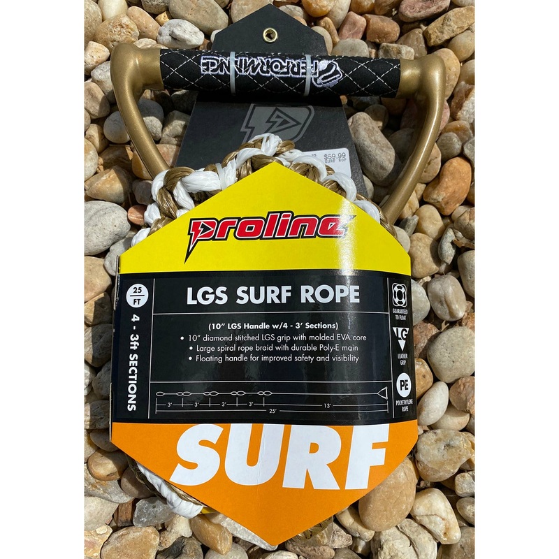 Performance Ski and Surf 25 Pro Surf Rope / Handle Combo – Midas Gold/White