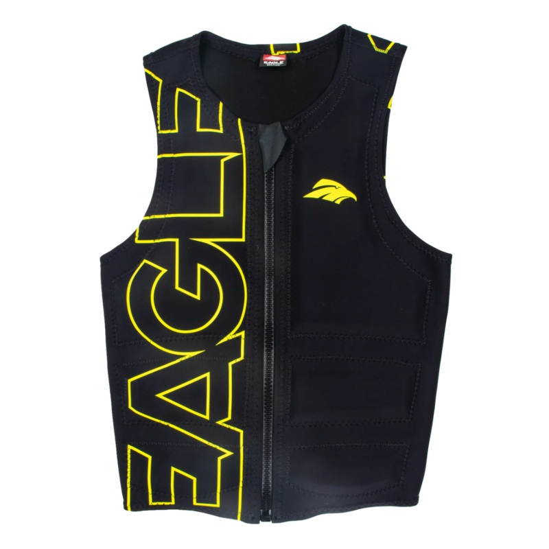 Eagle Men’s Pro Logo Highlight Vest Black / Floro Yellow