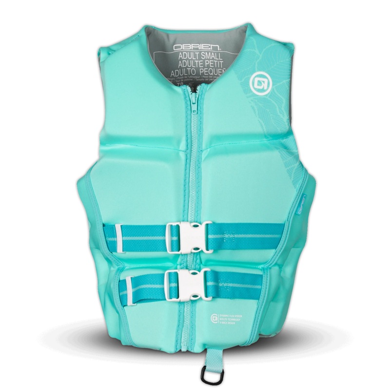 OBrien Womens Flex V Back CGA Wake Vest-Mint