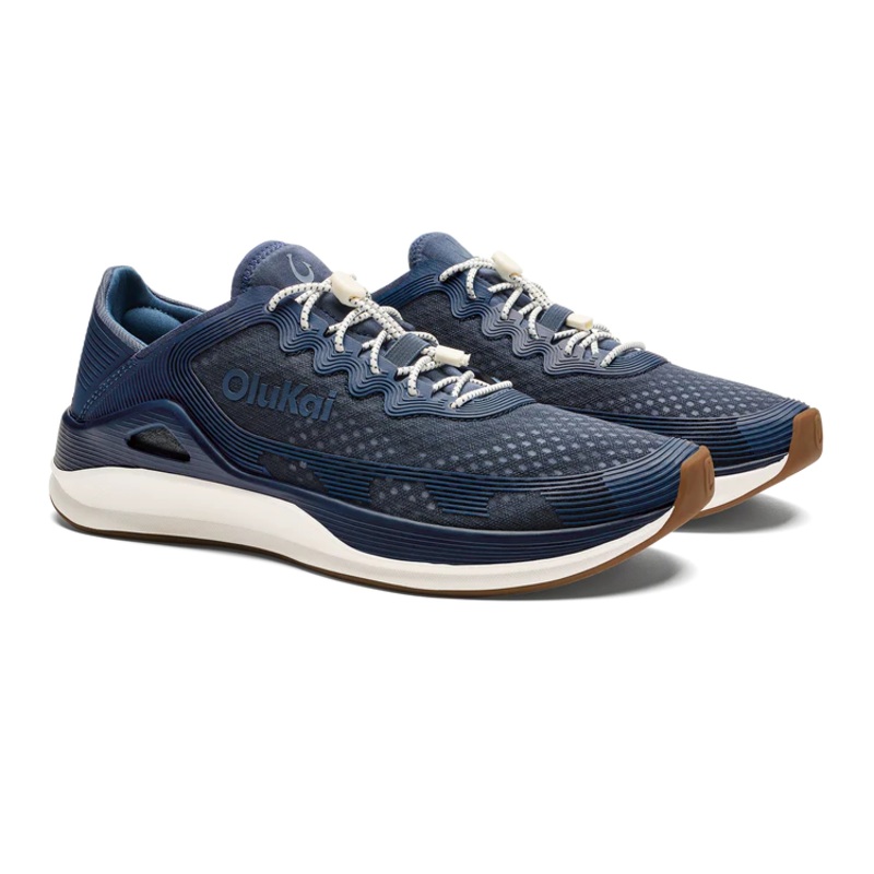 Olukai ‘Ahi Mens Shoes Mood Indigo / Coastal Blue