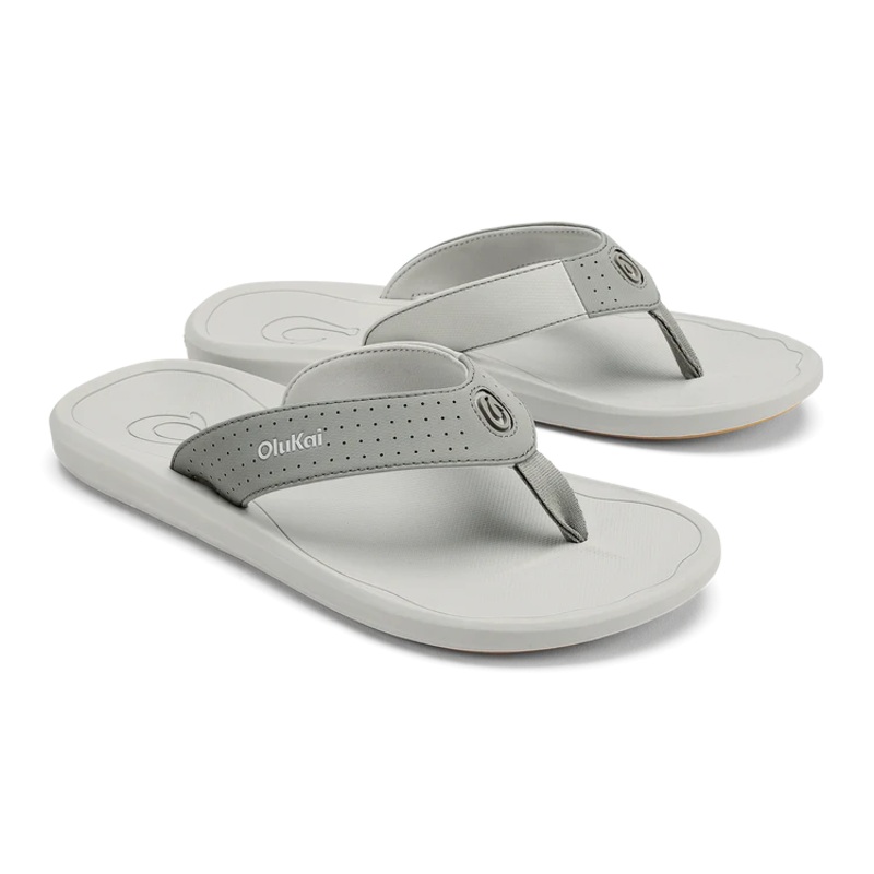 Olukai KI’I Mens Sandal Ash / Sterling