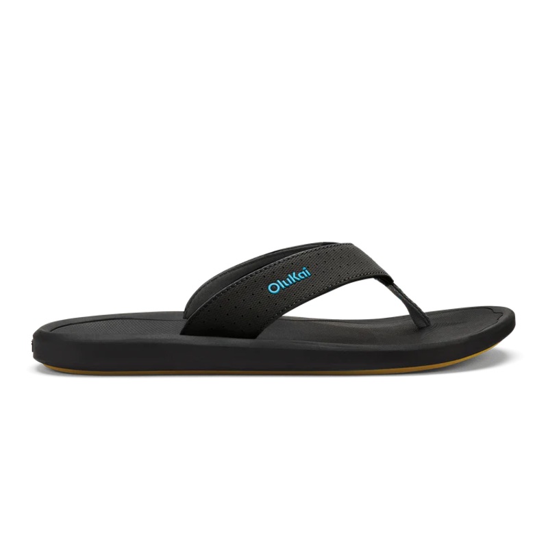 Olukai KI’I Mens Sandal Lava Rock / Bold Blue