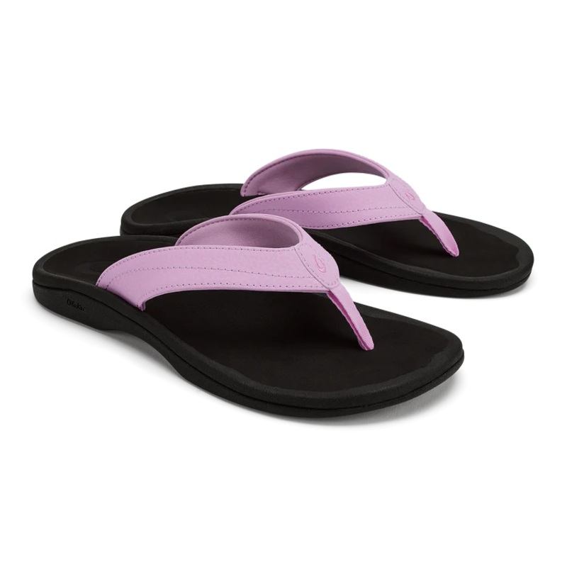 Olukai Ohana Womens Sandal – Paradise Pink / Lava Rock